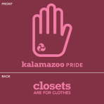 Kalamazoo Pride T-shirt � Maroon